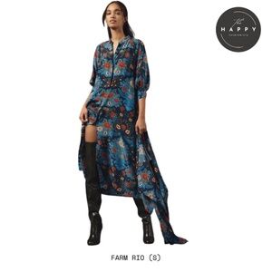 Farm Rio Arabesque Floral Midi Dress (S)